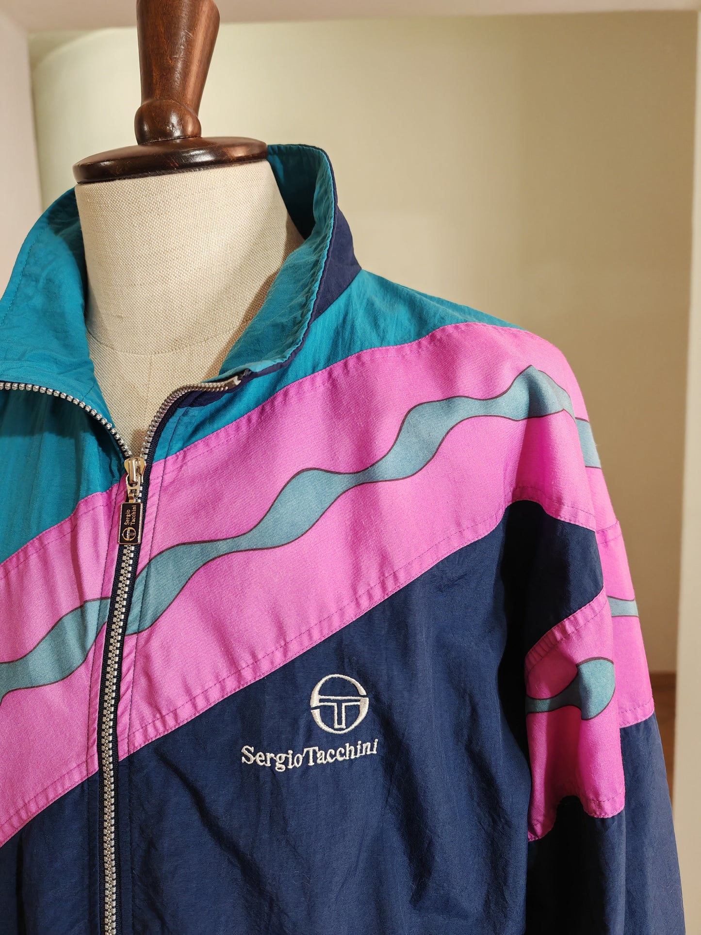 Tuta in nylon anni '90 Sergio Tacchini - XL