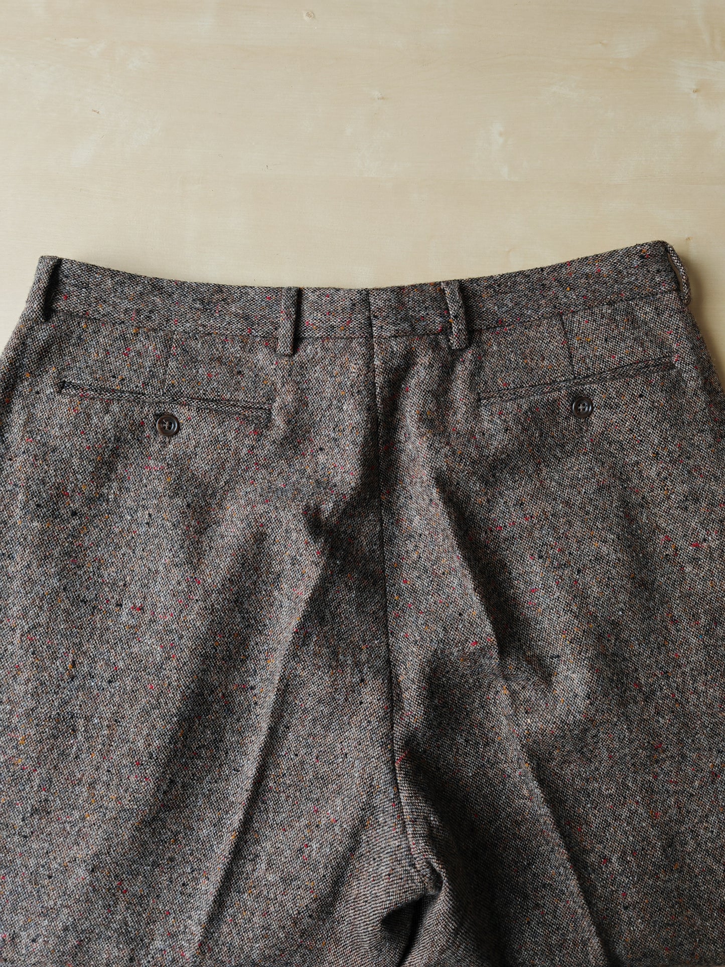 3-pieces suit in Irish donegal tweed pure VW - size 56