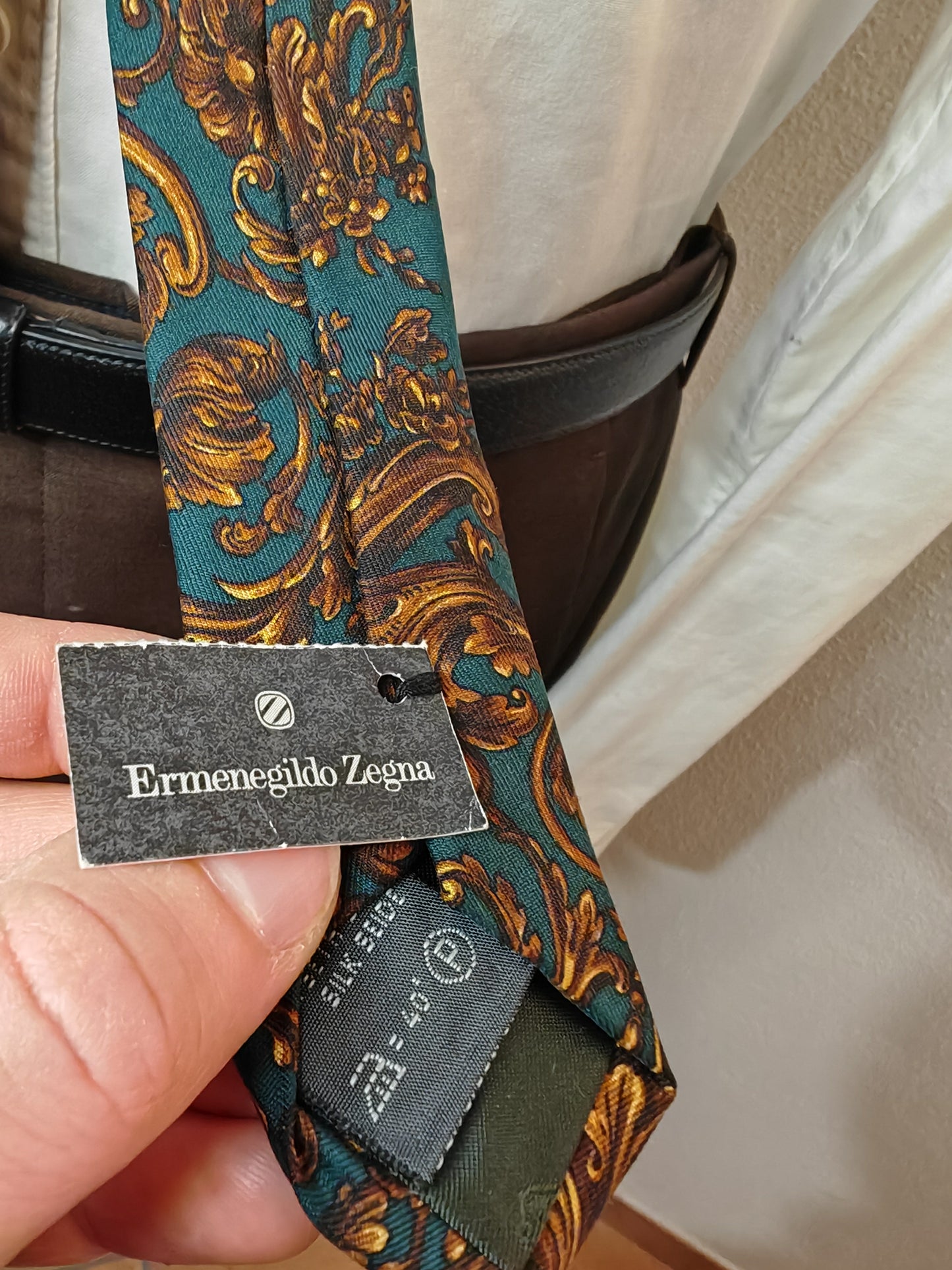 Cravatta Ermenegildo Zegna floreale barocco (nuova)