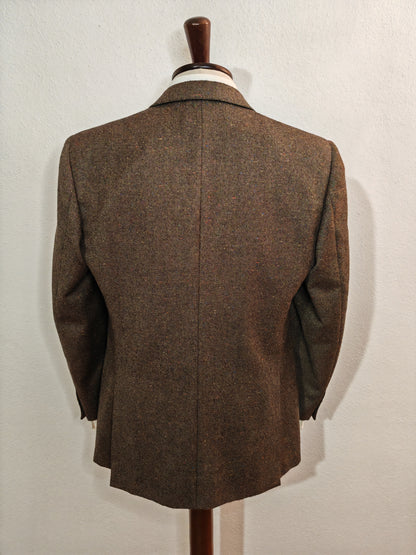 2 bottoni Giusti Bologna in tweed donegal irlandese - tg. 50