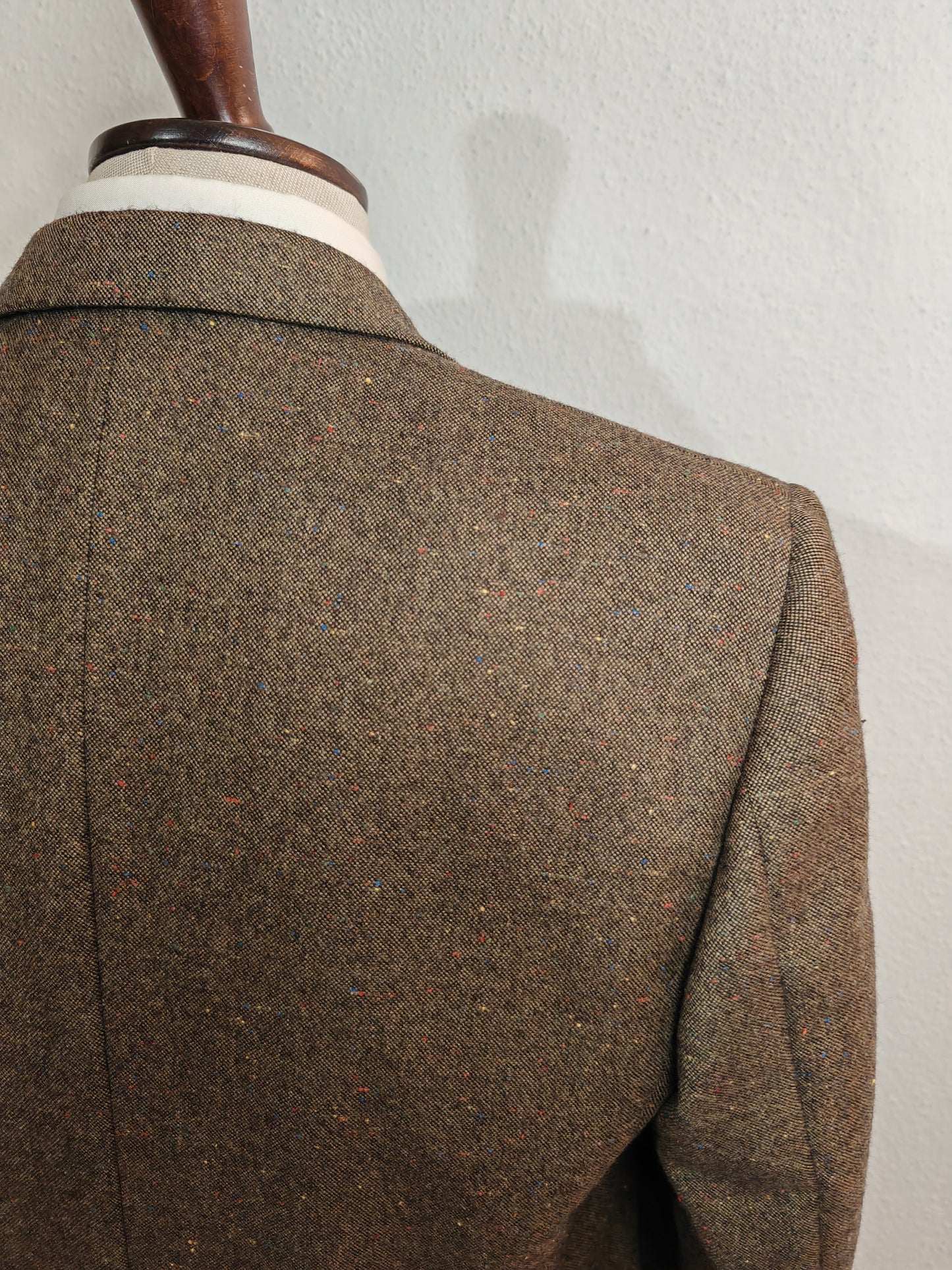 2 bottoni Giusti Bologna in tweed donegal irlandese - tg. 50