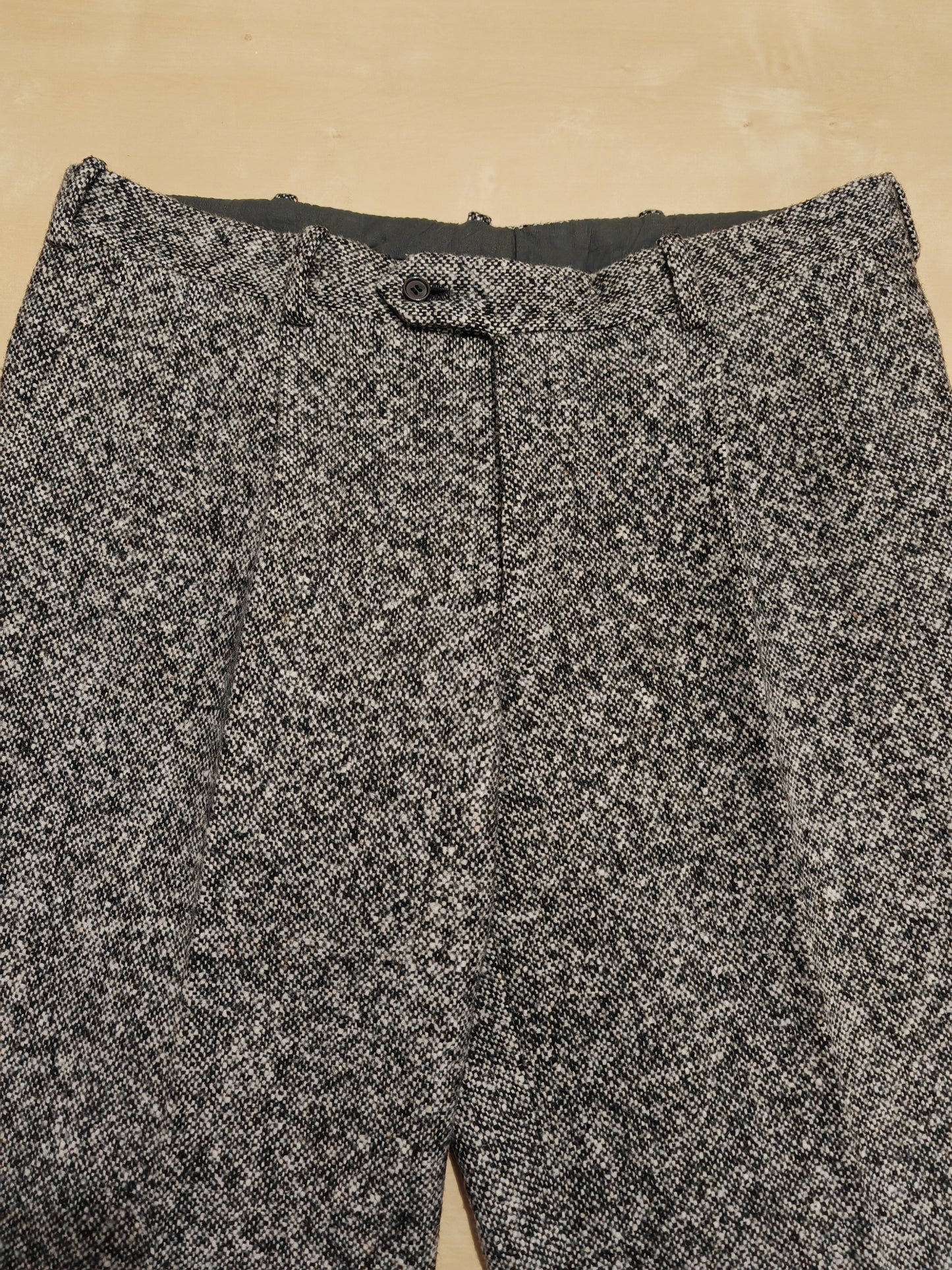 Pantaloni sartoriali pura lana "sale e pepe" - tg. 54/56