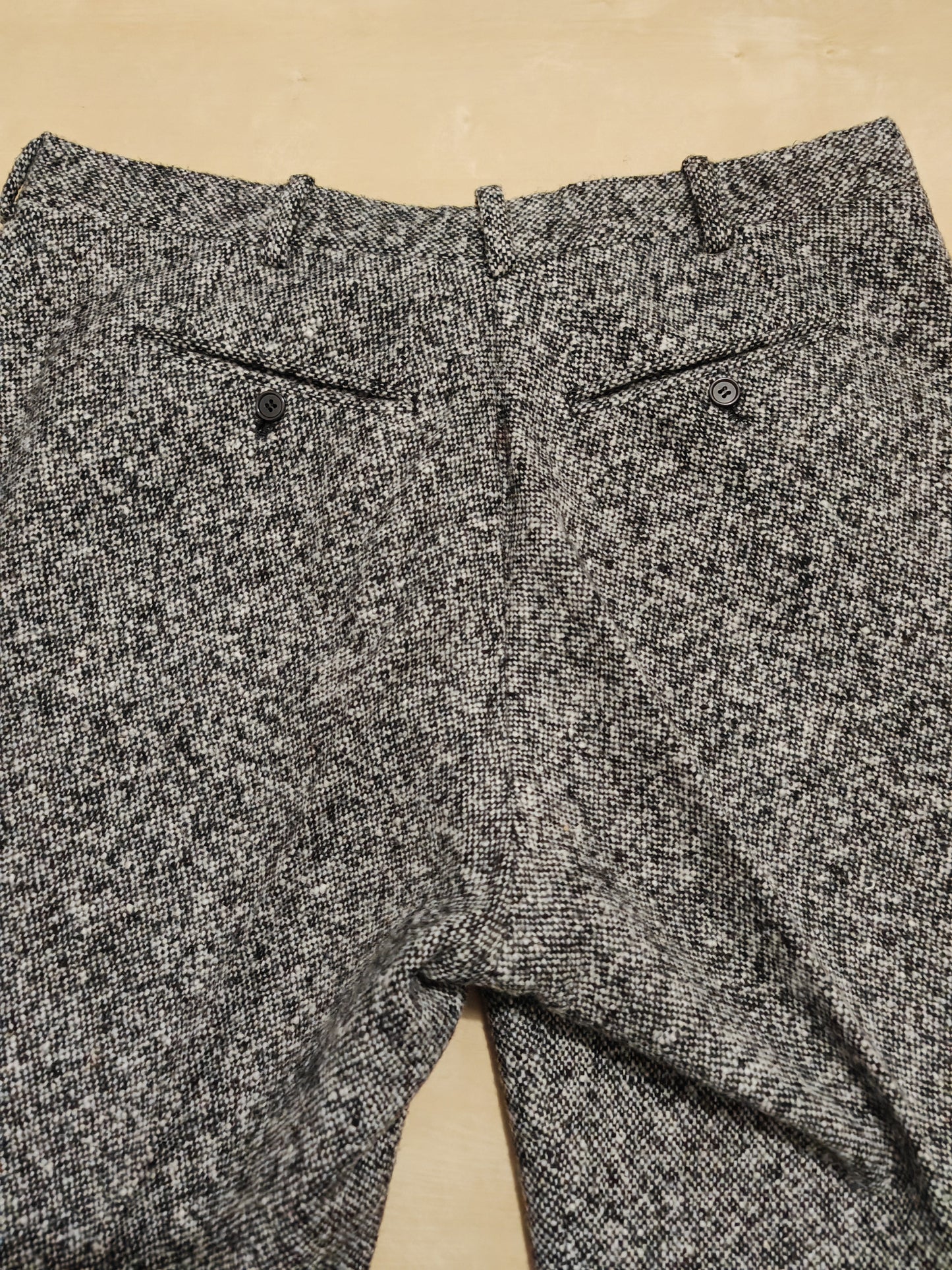 Pantaloni sartoriali pura lana "sale e pepe" - tg. 54/56