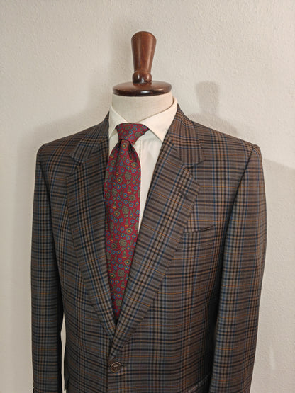 Blazer Pierre Cardin quadretti lana merino - tg. 50/52