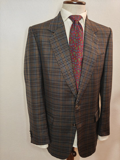 Blazer Pierre Cardin quadretti lana merino - tg. 50/52