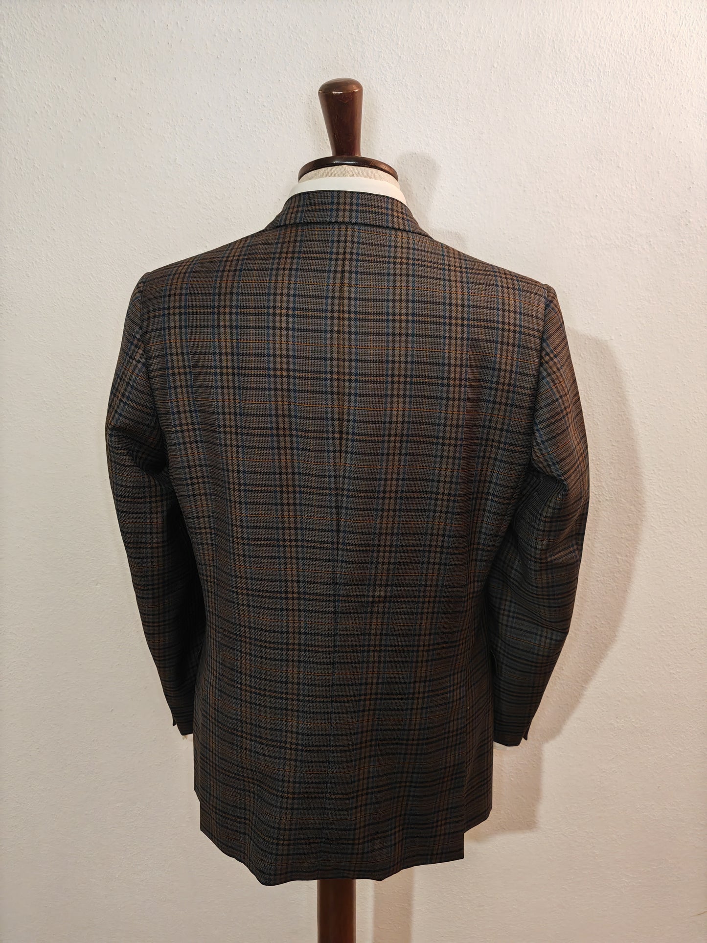 Blazer Pierre Cardin quadretti lana merino - tg. 50/52