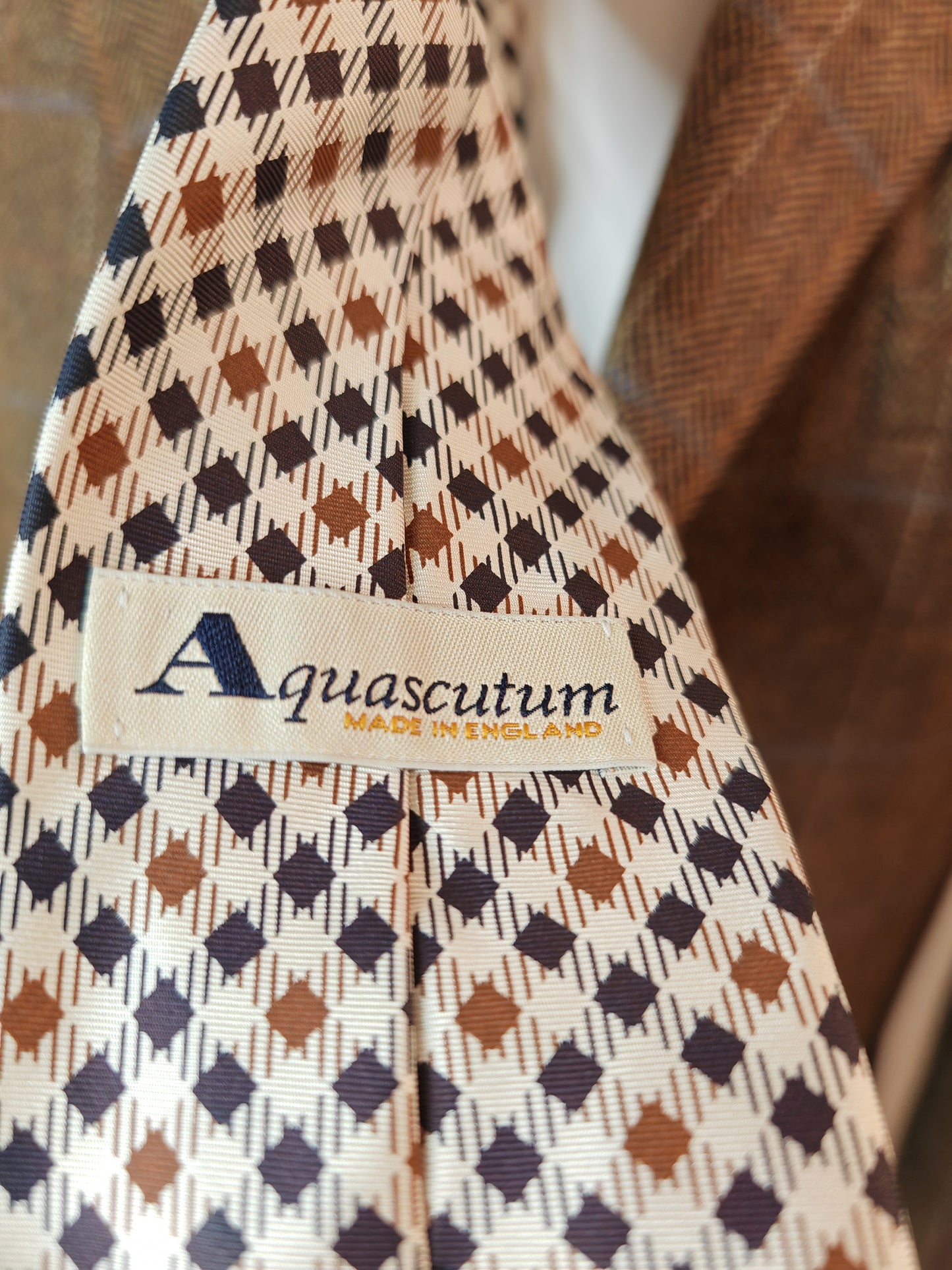 Cravatta Aquascutum check