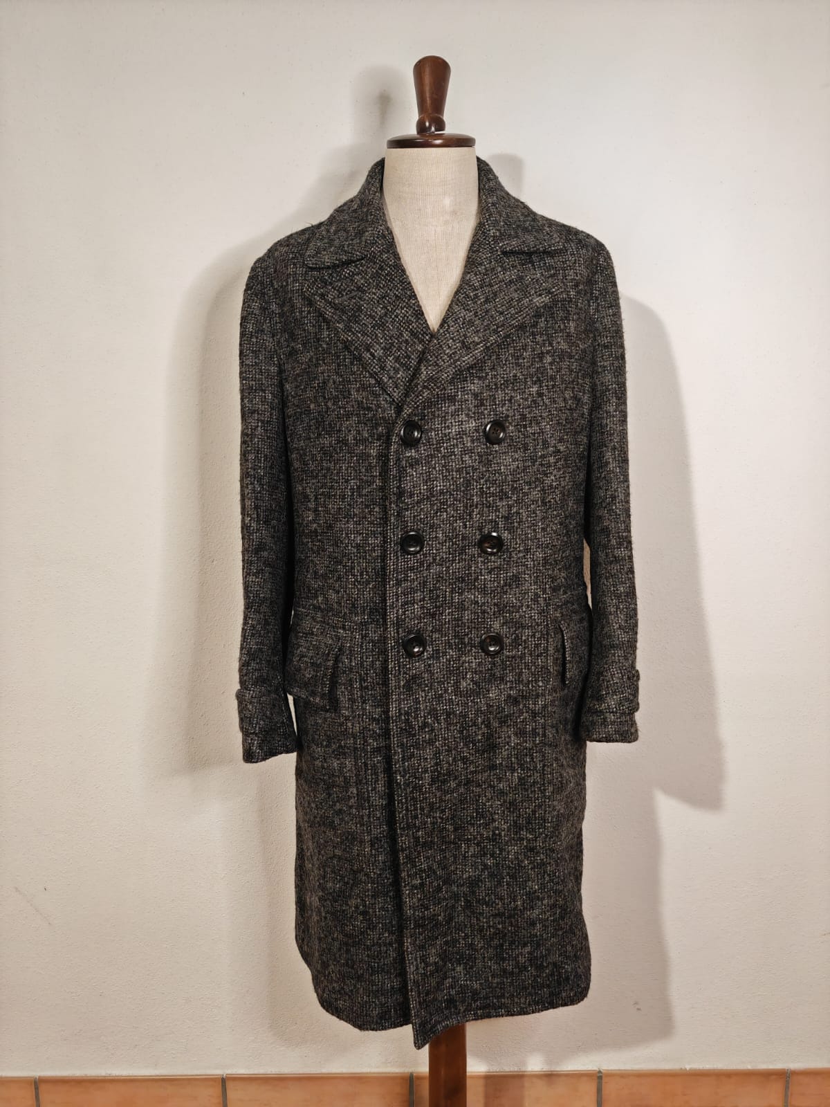 Cappotto Tom Ford doppiopetto in alpaca e lana - tg. XXL