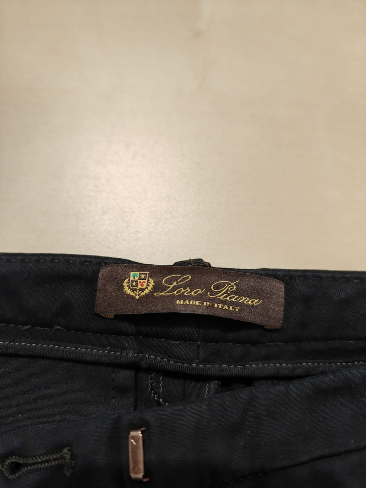 Pantaloni chino Loro Piana neri - tg. 42