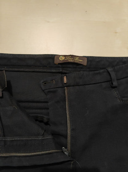 Pantaloni chino Loro Piana neri - tg. 42