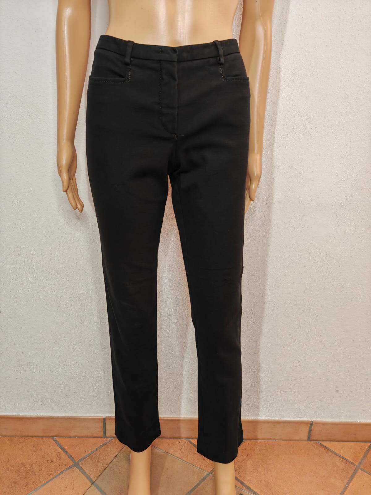 Pantaloni chino Loro Piana neri - tg. 42