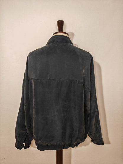 Bomber vintage in pura seta ssndwash - tg. 56