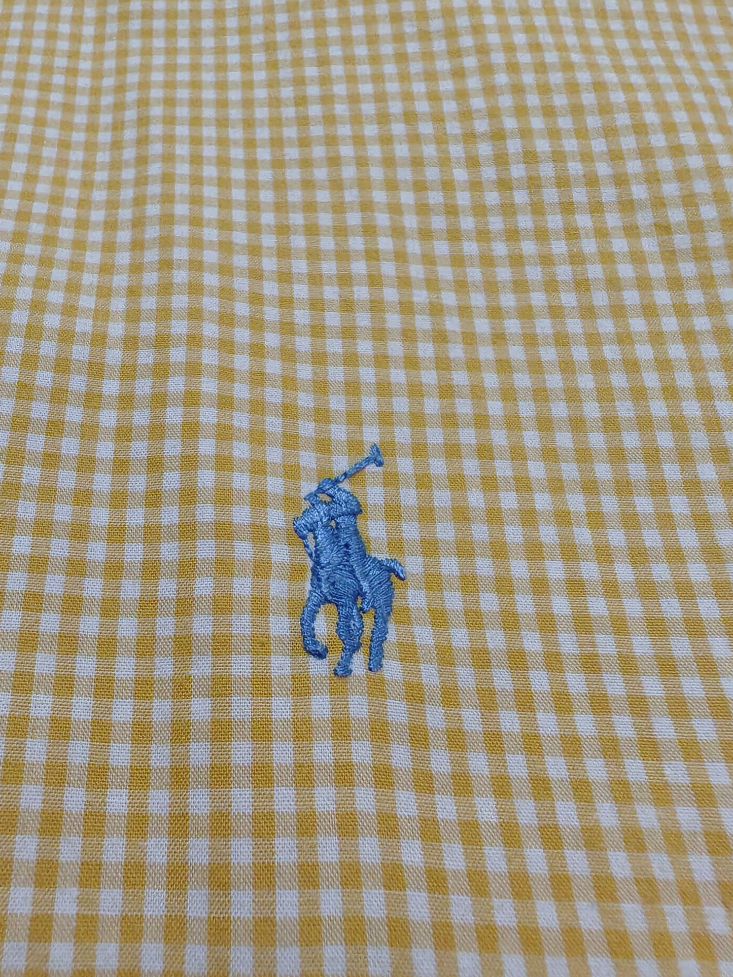 Camicia Ralph Lauren Yarmouth vichy giallo - 15 1/2