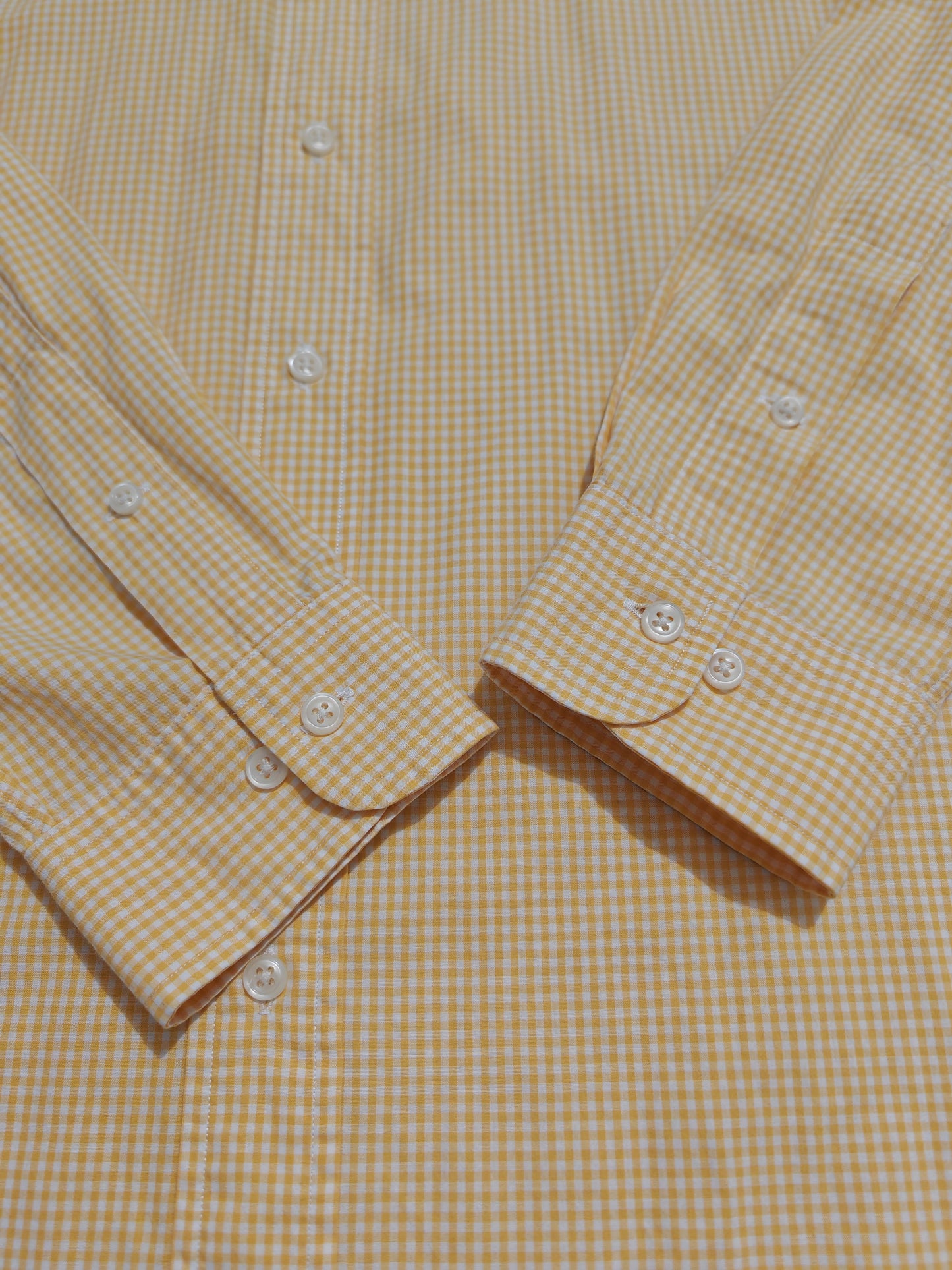 Camicia Ralph Lauren Yarmouth vichy giallo - 15 1/2