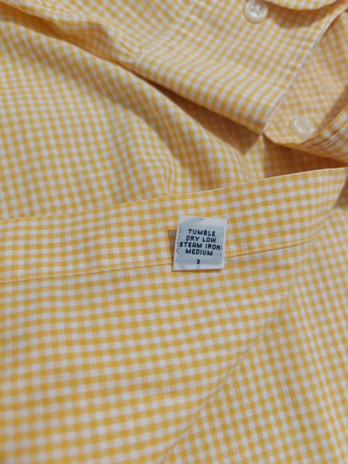 Camicia Ralph Lauren Yarmouth vichy giallo - 15 1/2