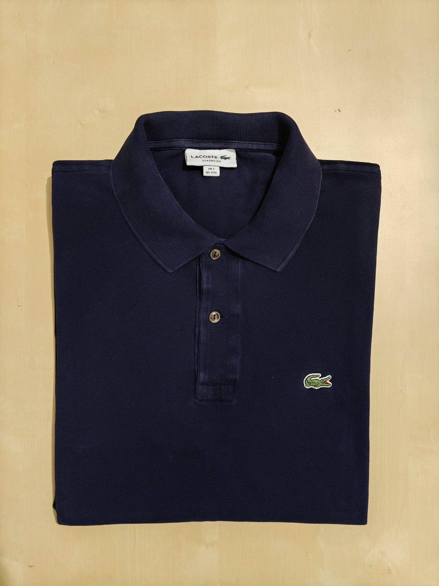 Polo Lacoste navy - taglia 7 (XXL)