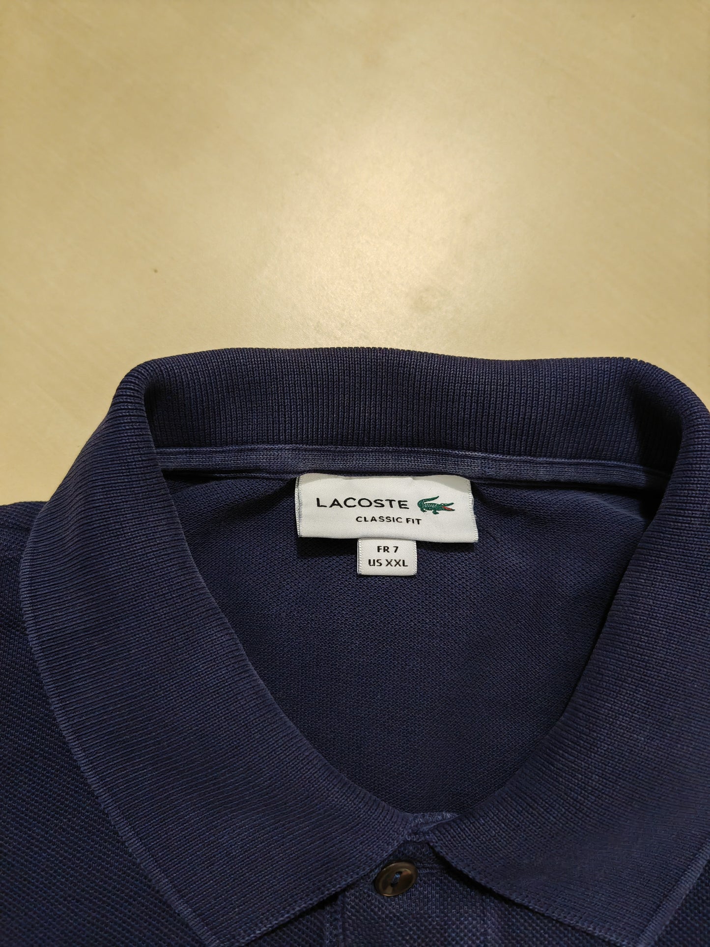 Polo Lacoste navy - taglia 7 (XXL)