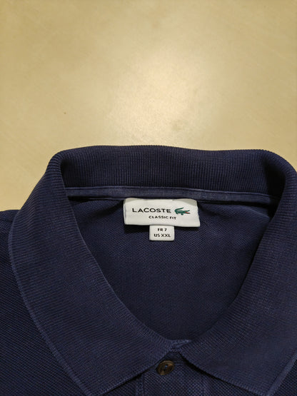 Polo Lacoste navy - taglia 7 (XXL)