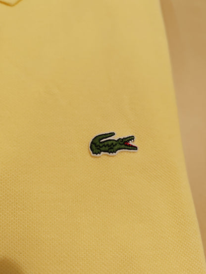 Polo Lacoste gialla - M slim