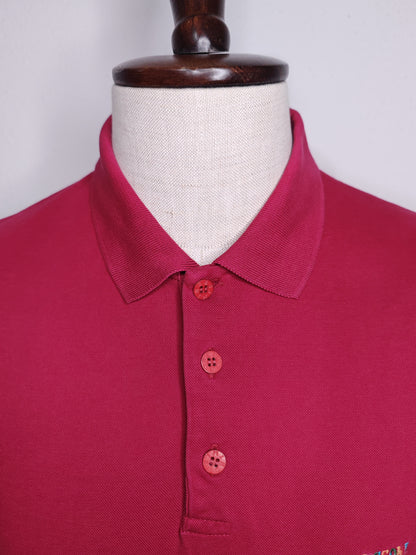 Polo Missoni vintage rosso fragola - L