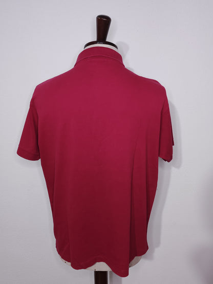 Polo Missoni vintage rosso fragola - L