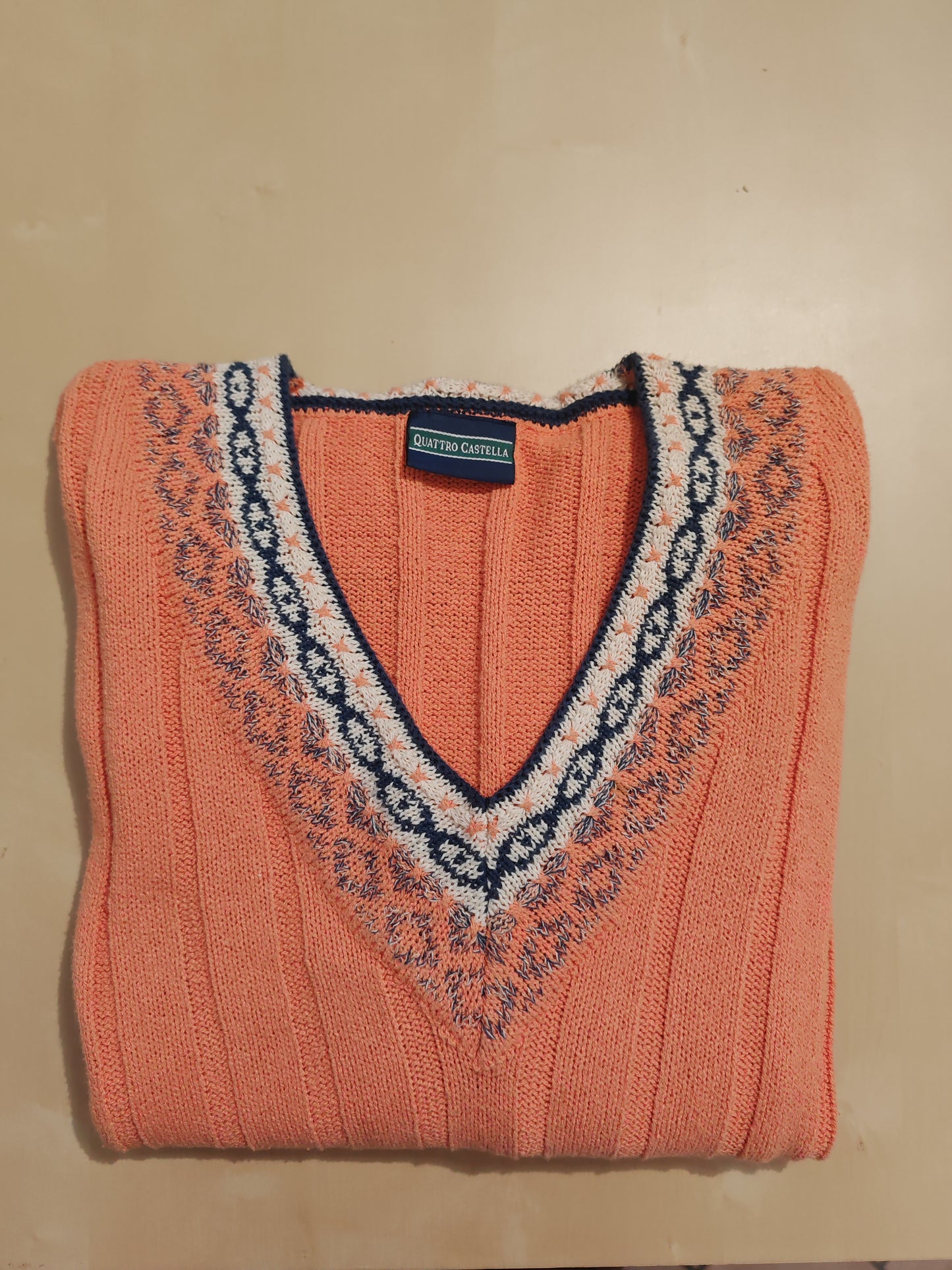 Pullover anni '70/'80 stile college - XL