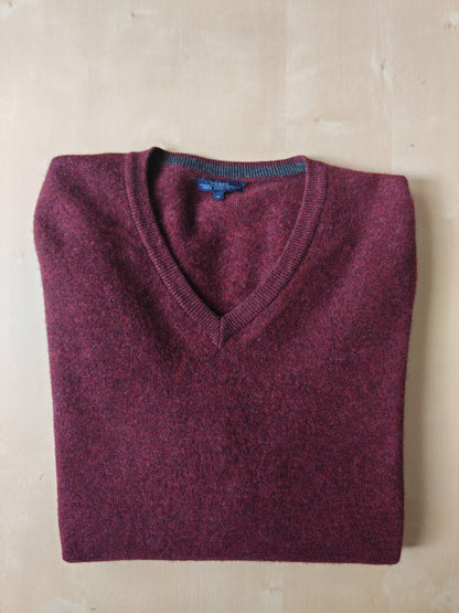 Pullover bordeaux 100% cashmere - XL