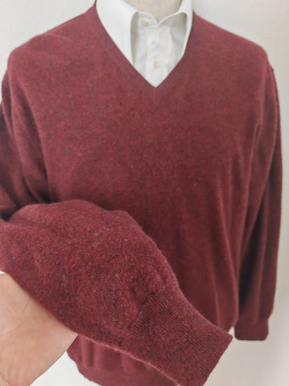 Pullover bordeaux 100% cashmere - XL