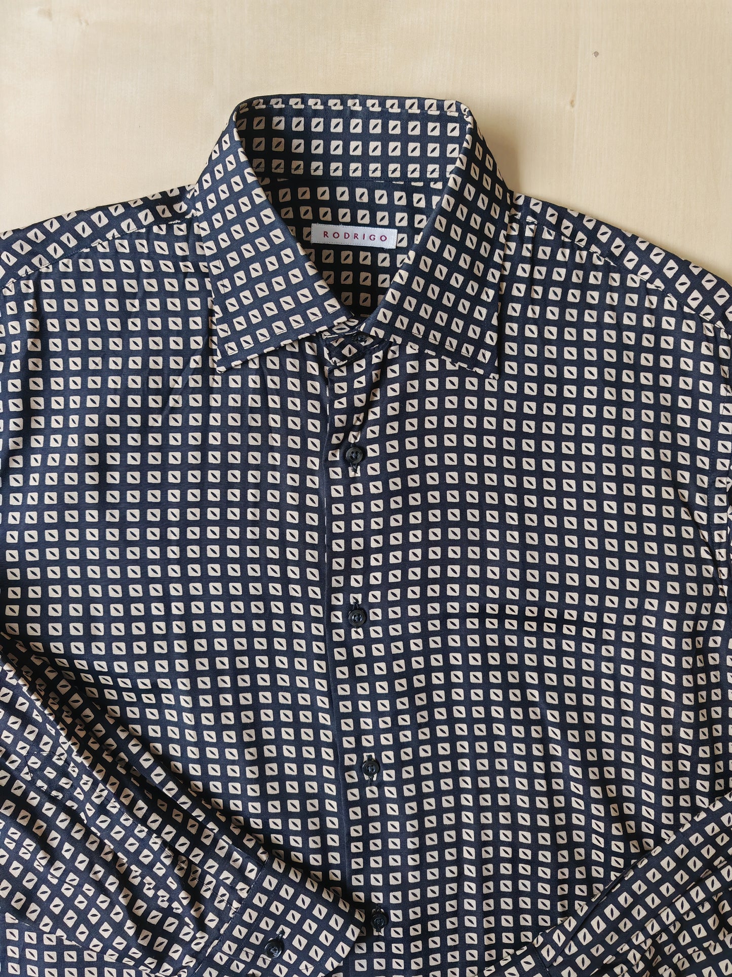 Camicia vintage Rodrigo in rayon - L