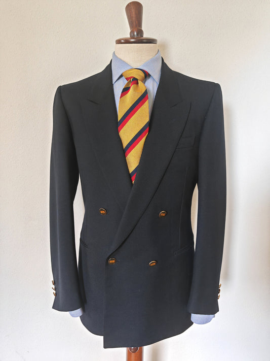 Blazer doppiopetto navy anni '80 - tg. 50