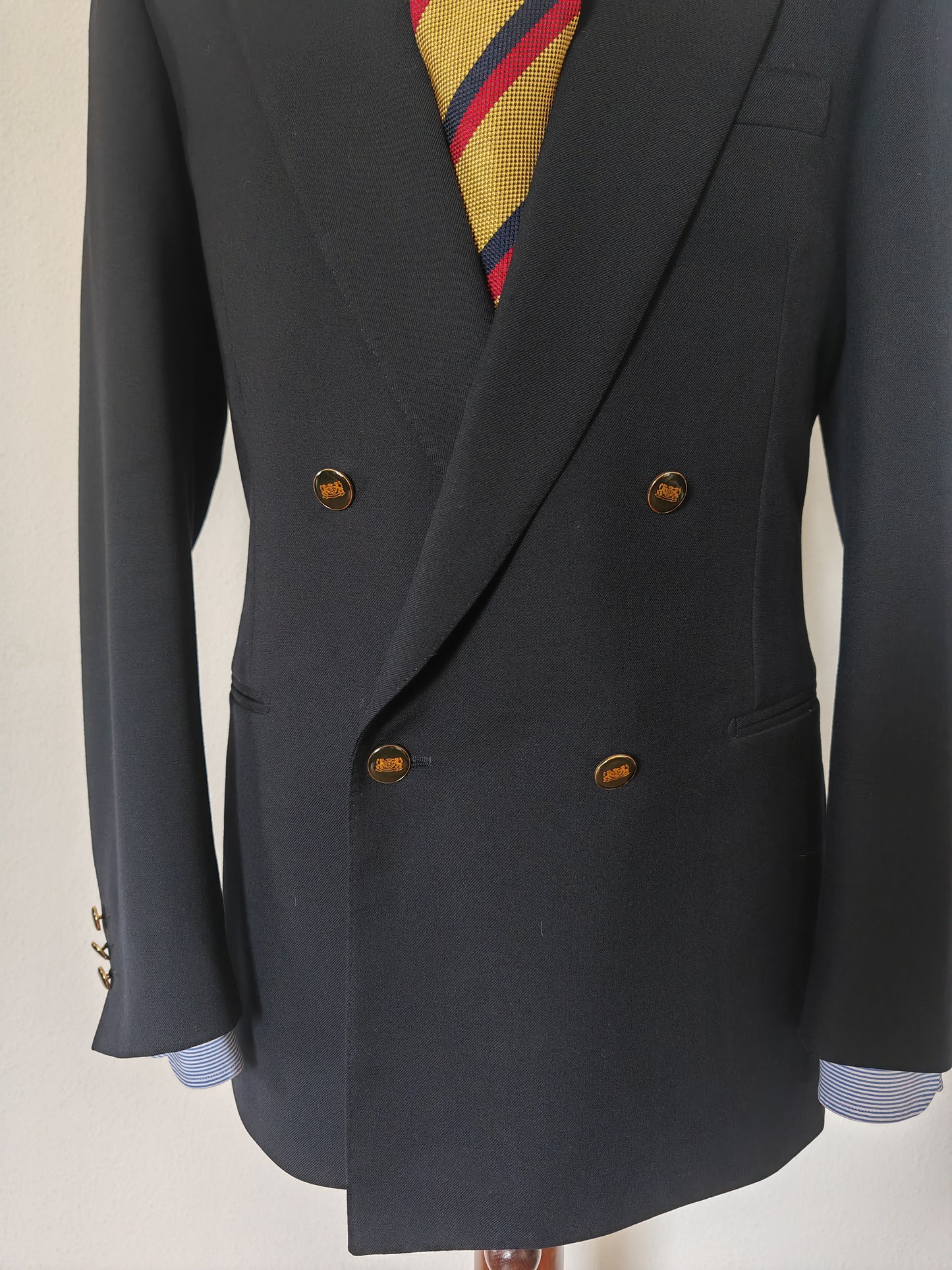 Blazer doppiopetto navy anni '80 - tg. 50