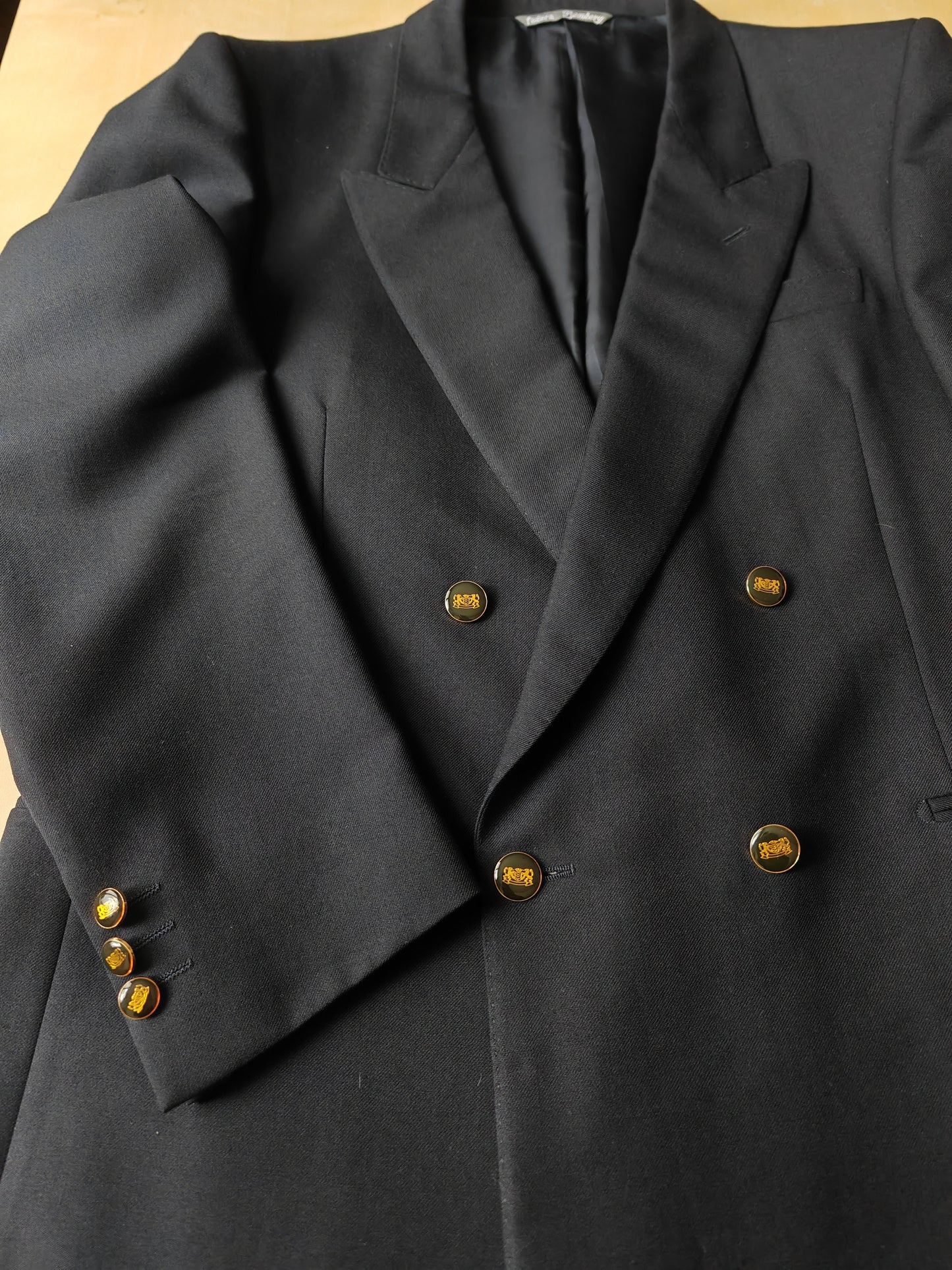 Blazer doppiopetto navy anni '80 - tg. 50