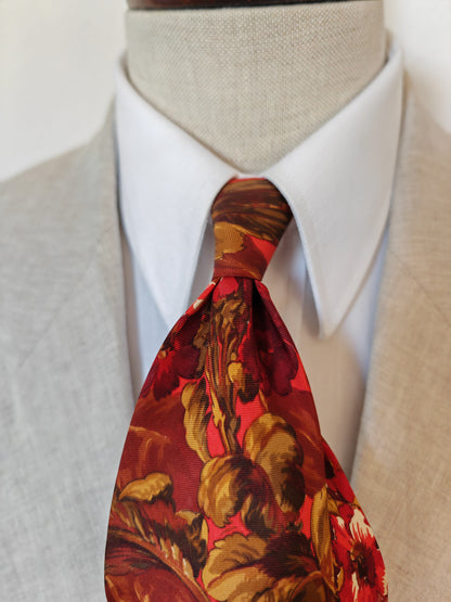 Yves Saint Laurent flowers tie