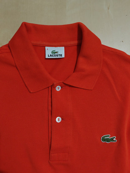 Polo Lacoste rosso aranciato, 4/M