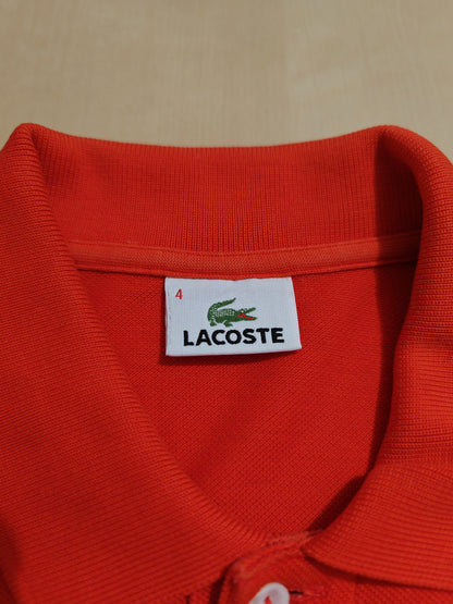 Polo Lacoste rosso aranciato, 4/M