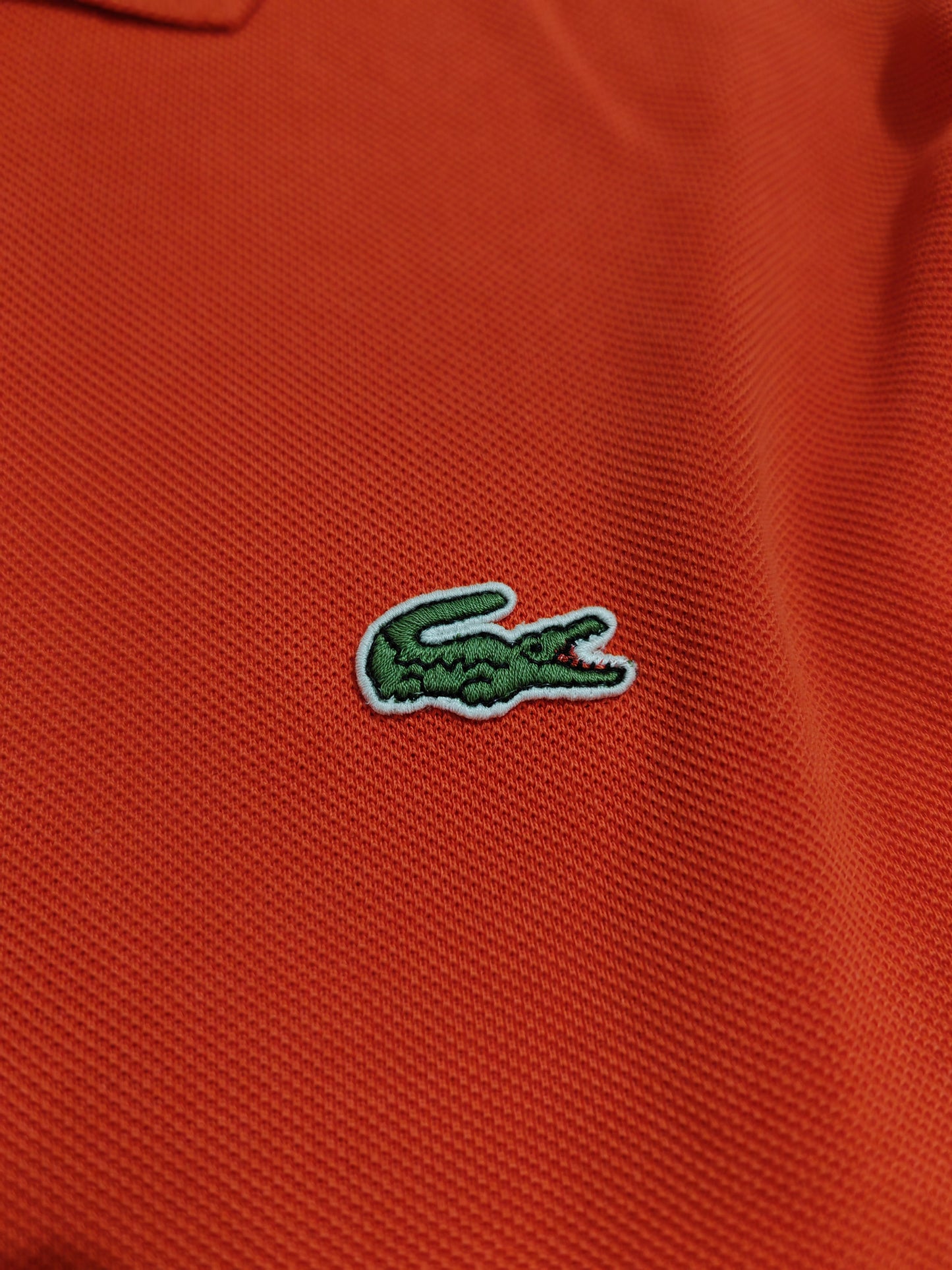 Polo Lacoste rosso aranciato, 4/M