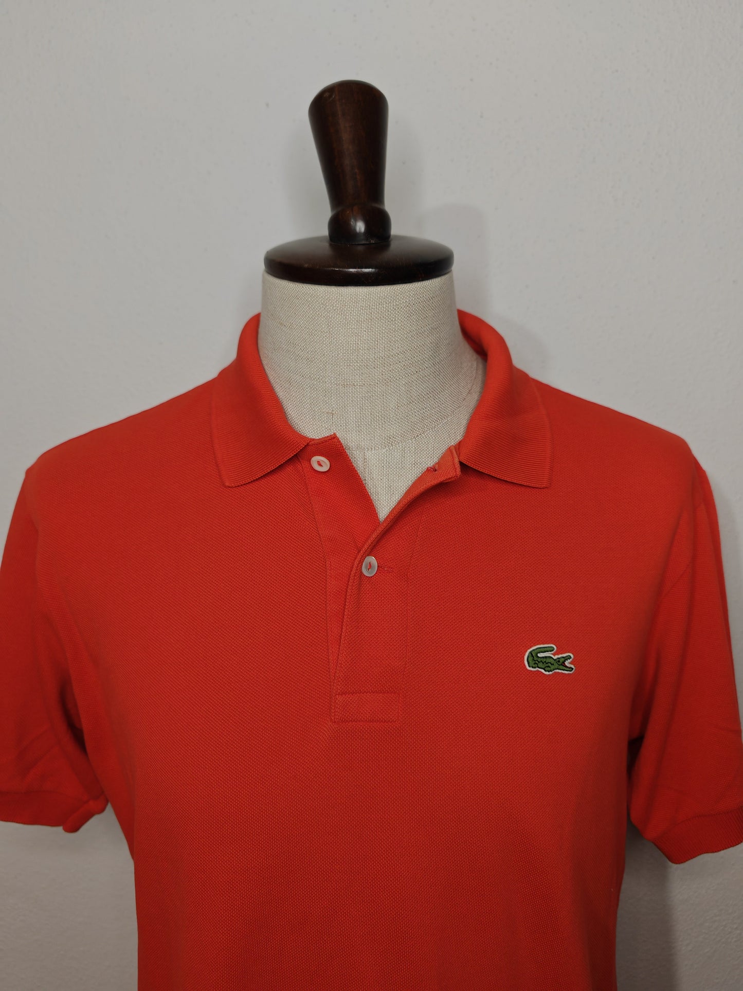 Polo Lacoste rosso aranciato, 4/M