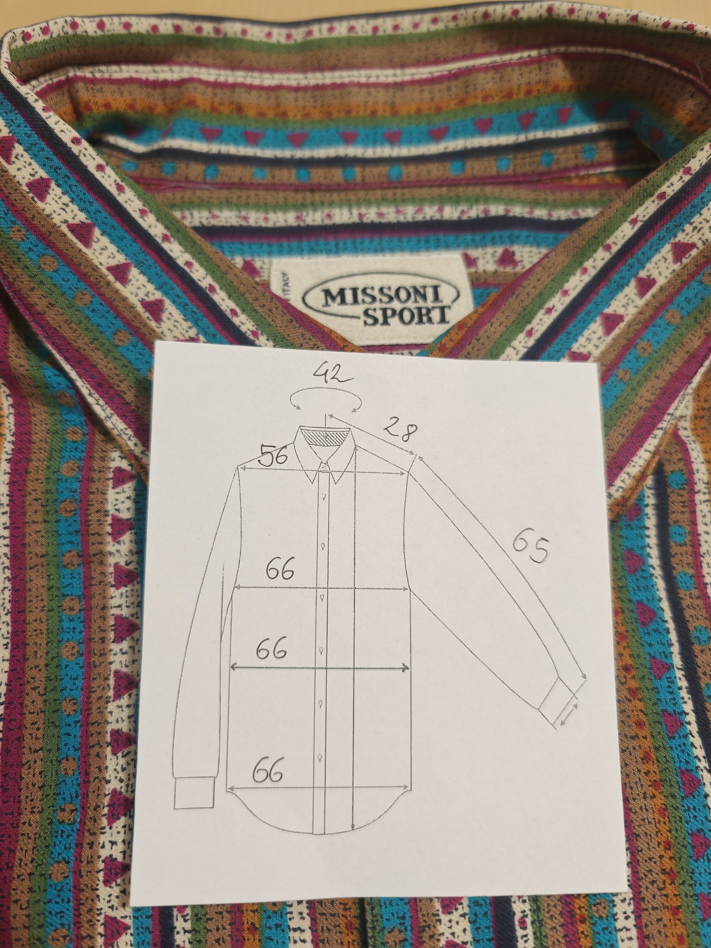 Camicia Missoni Sport anni '80 - tg. XL