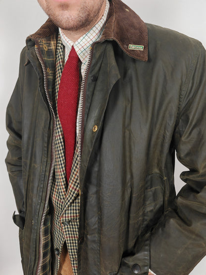 Barbour Border 1988 verde, C40/102cm (= 50)