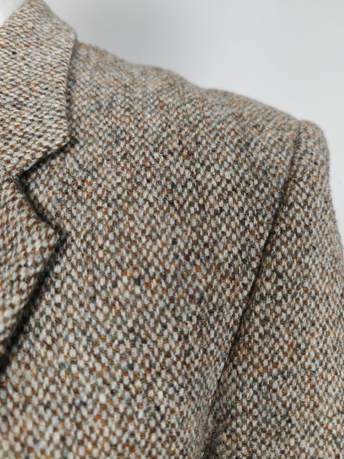 Giacca in Harris Tweed di confezione inglese anni '80 - tg. 52