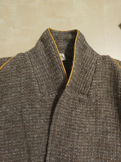 Cardigan doppiopetto anni '70 Gran Sasso in misto alpaca e lana - M/L