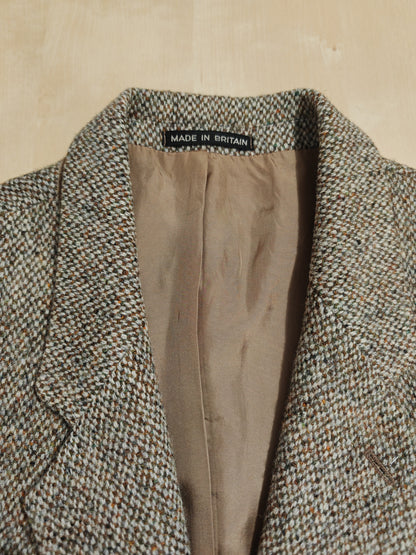 Giacca in Harris Tweed di confezione inglese anni '80 - tg. 52