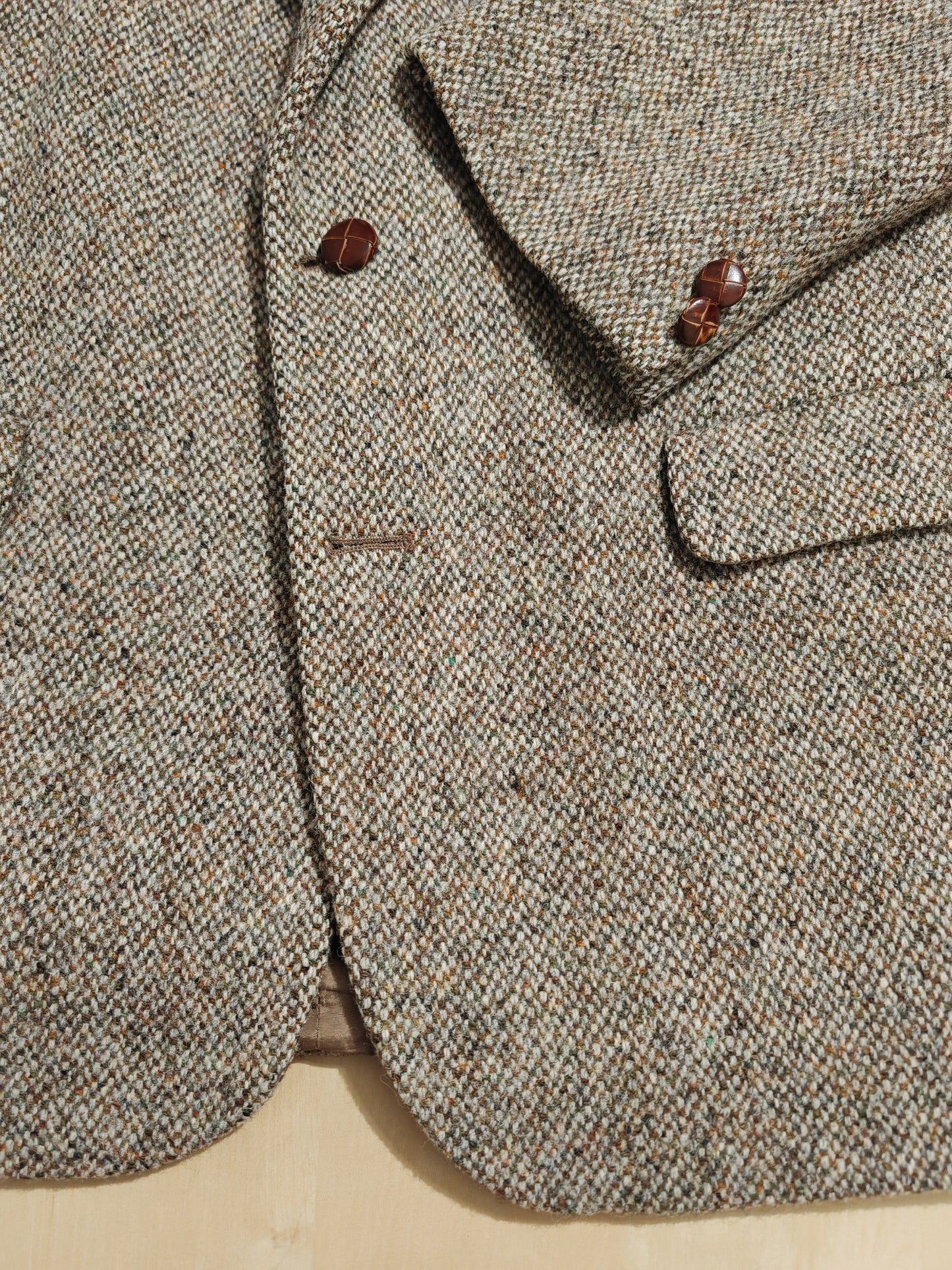 Giacca in Harris Tweed di confezione inglese anni '80 - tg. 52