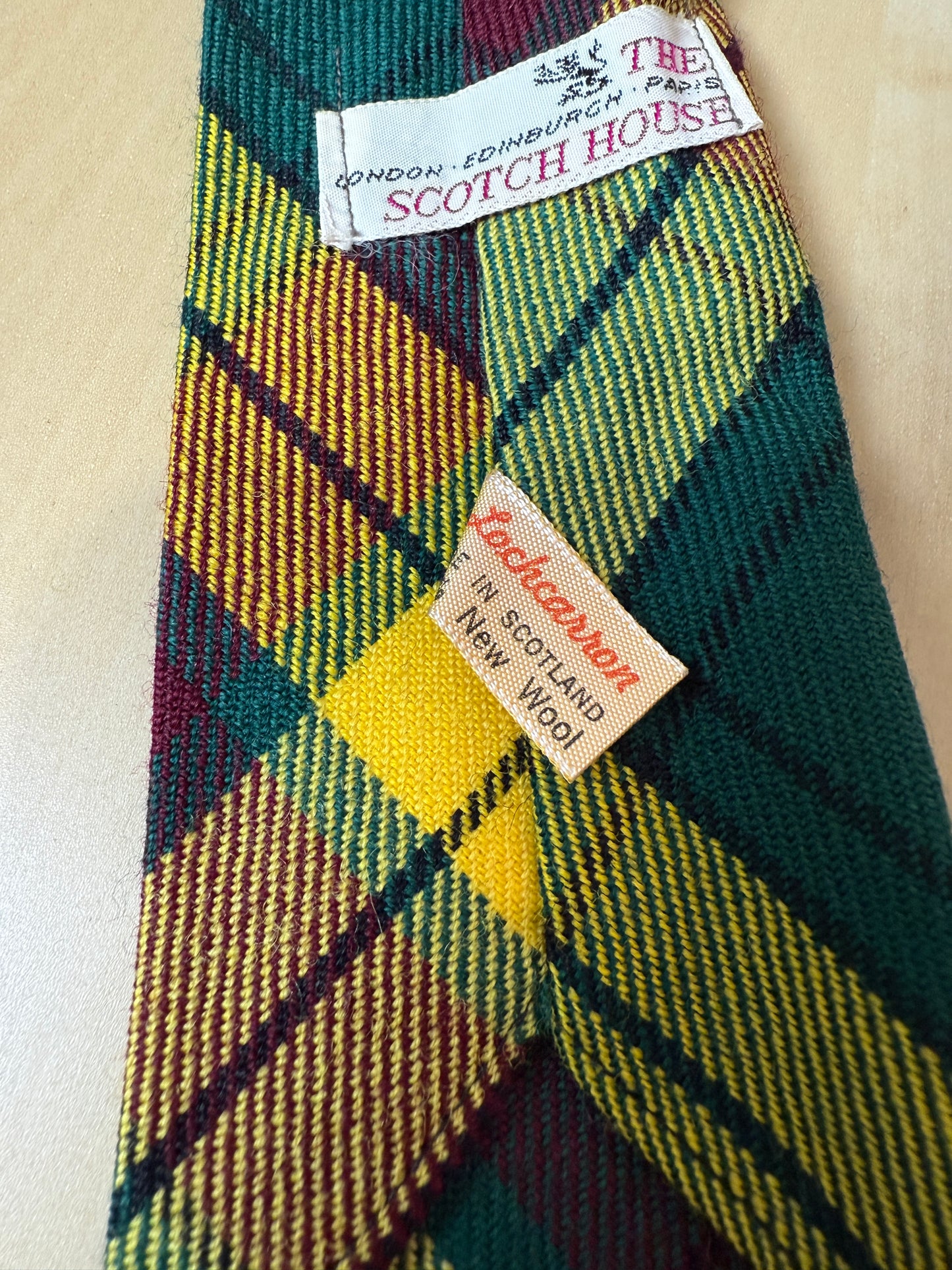 Cravatta scozzese Macmillan tartan in lana