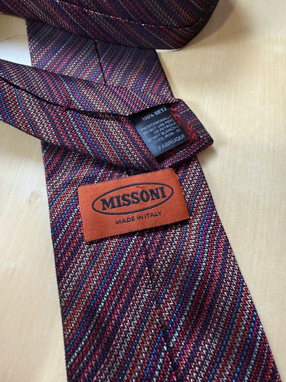Cravatta Missoni righe multicolore