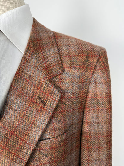 Giacca sartoriale in cashmere a quadri - tg. 52