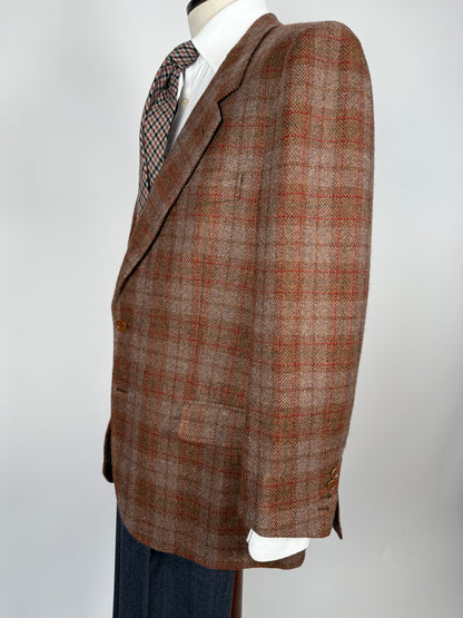 Giacca sartoriale in cashmere a quadri - tg. 52