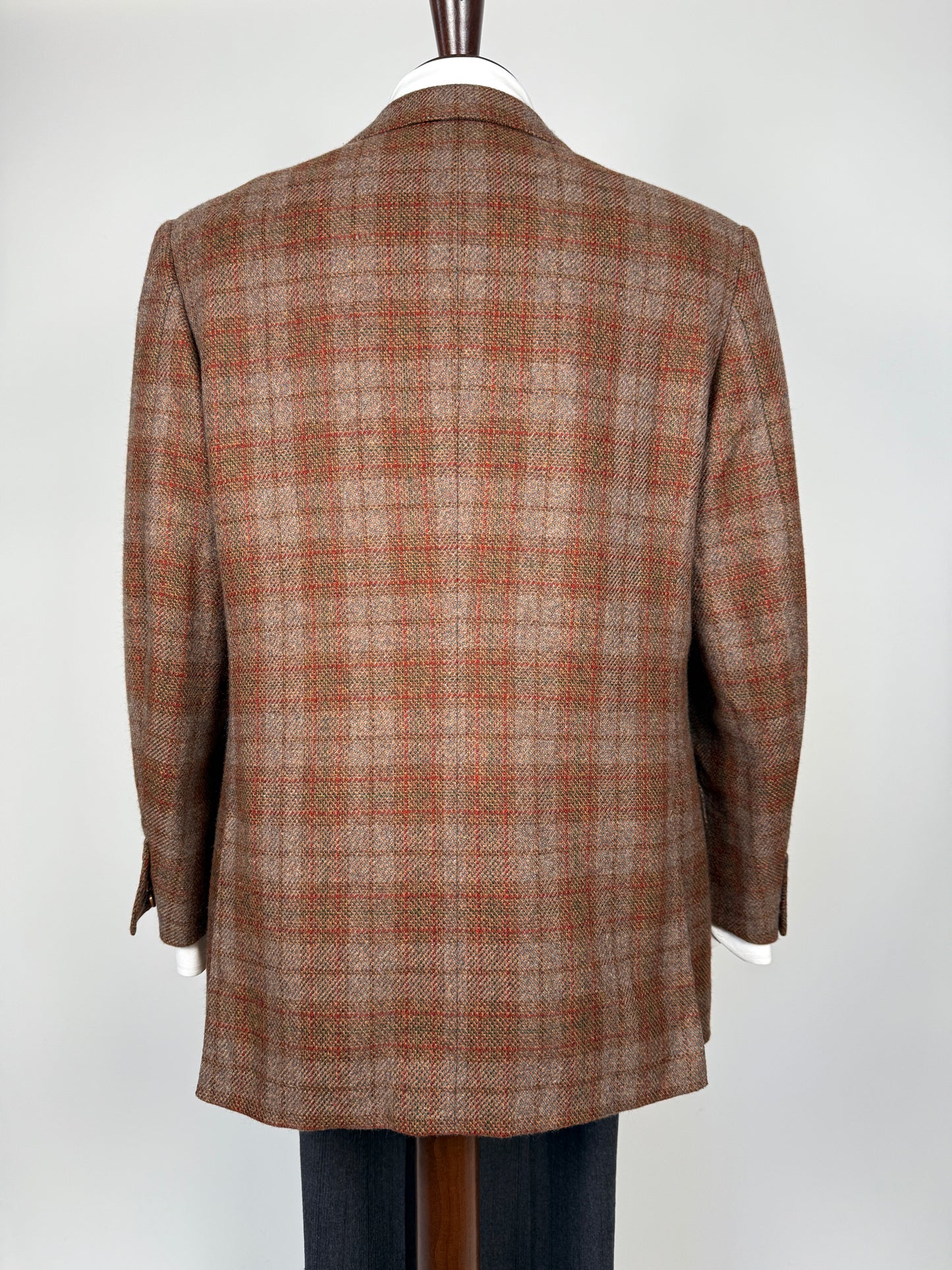 Giacca sartoriale in cashmere a quadri - tg. 52