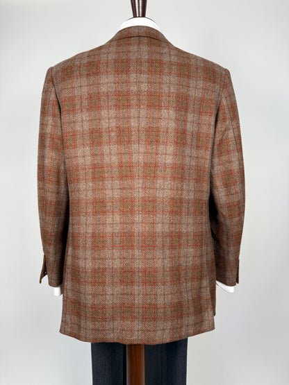 Giacca sartoriale in cashmere a quadri - tg. 52