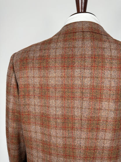 Giacca sartoriale in cashmere a quadri - tg. 52